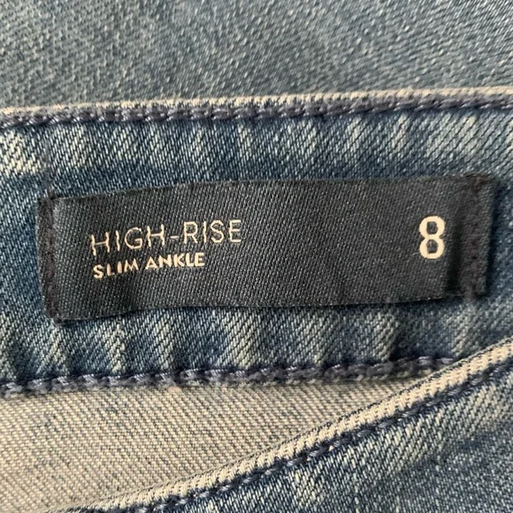 J. Jill Denim High-Rise Slim Ankle Jeans - Picture 4 of 6